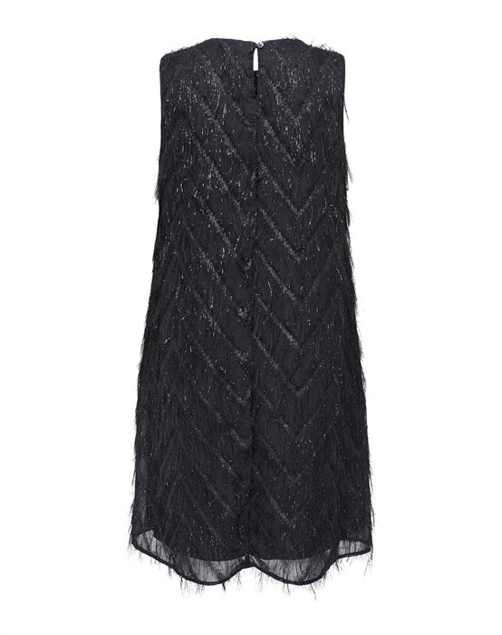 ONLFaye Life Feather Kjole - Black 